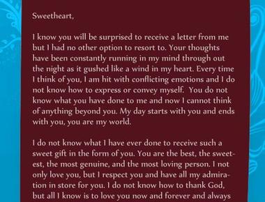 Valentine's Day Letter For Her